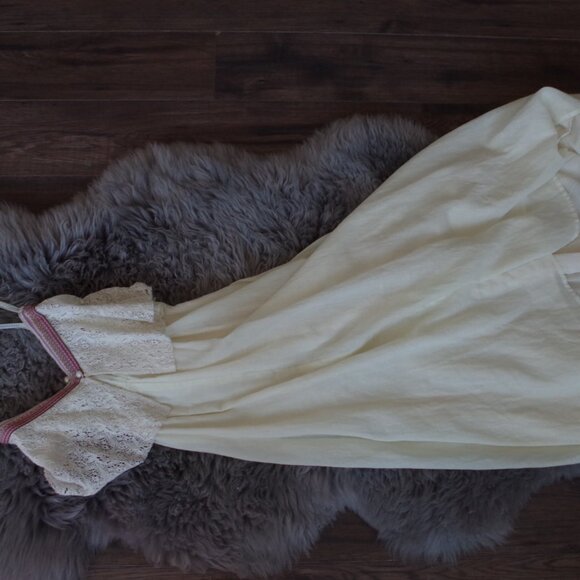 Beautiful Long Summer Cream Dress By The Clothing Company - Picture 3 of 7